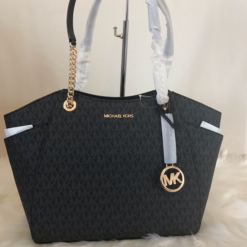 Michael Kors Jet Set Large Logo Tote Bag